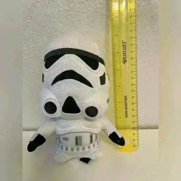 Star Wars Stormtrooper Plush Stuffed Toy Comic Images Disney  Big Head Size 7” - Picture 5 of 7